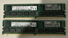 HP 809081-081 846740-001 16GB 2RX4 PC4-2400T 836220-B21 Server Memory. Lot of 2 picture