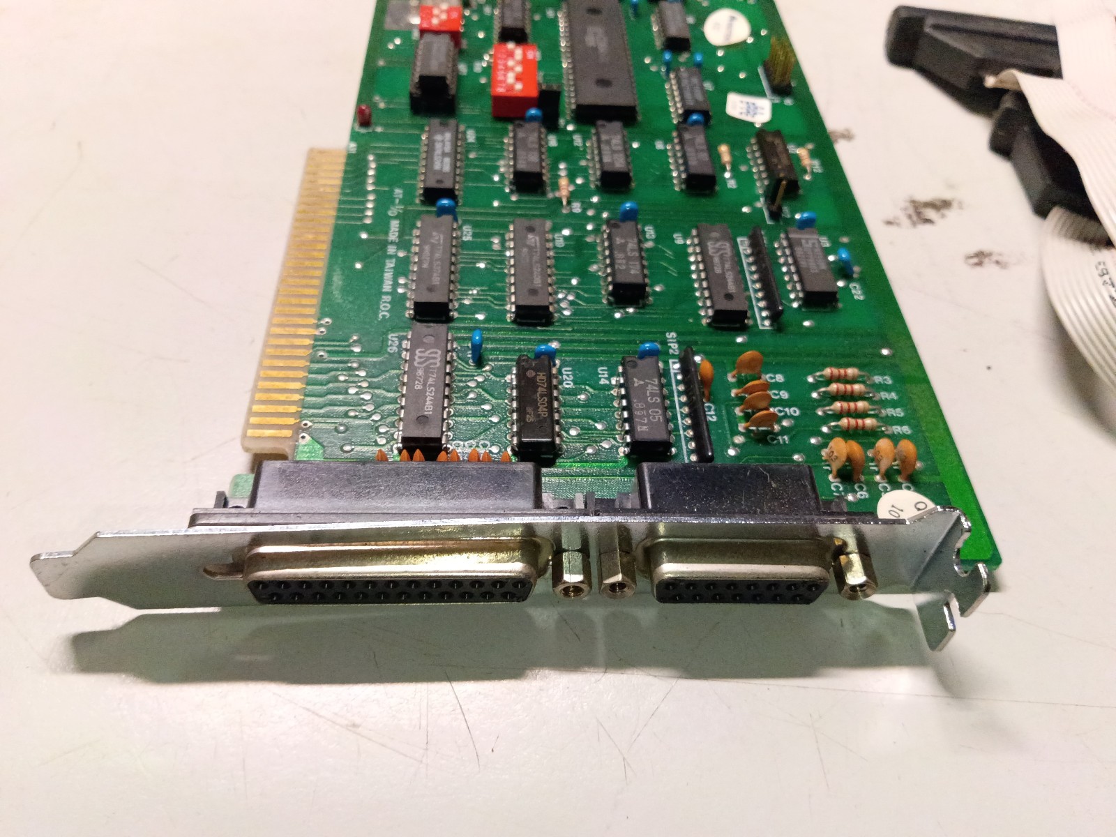 Magitronic AT-I/O 8-Bit ISA Parallel Serial Game Port Card XT AT PC Vintage PC Magitronic AT-I/O 8-Bit ISA Parallel Serial Game Port Card XT AT PC Vintage PC