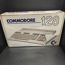 Vintage 1985 Commodore 128 C128 Personal Computer w/ Original Box & Power Supply picture