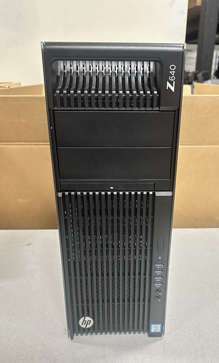 HP Z640 2x Xeon E5-2609V4 16GB DDR4 RAM 256GB SSD 1TB HDD nVidia Quadro K620 GPU