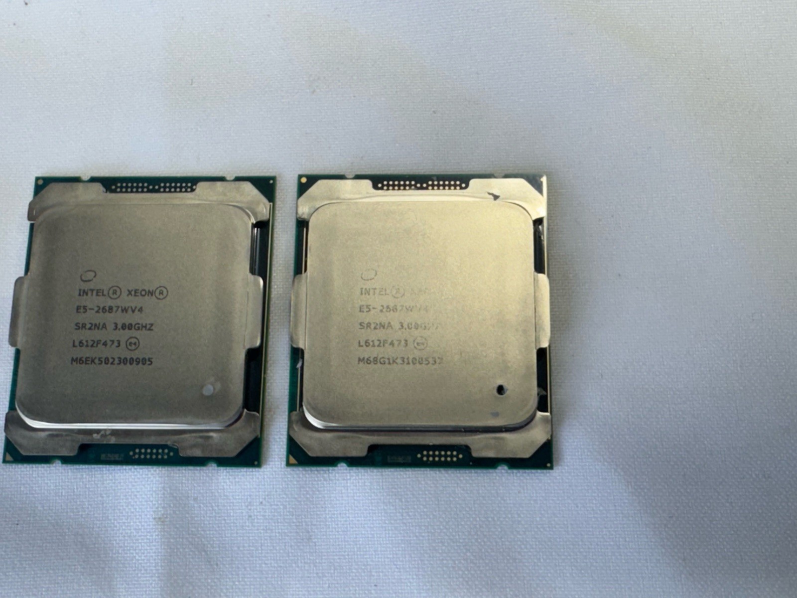 Matched Pair Intel Xeon E5-2687W v4 SR2NA 3.00GHz 12-Core LGA2011-3 Matched Pair Intel Xeon E5-2687W v4 SR2NA 3.00GHz 12-Core LGA2011-3