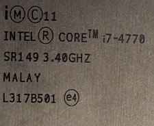 Intel Core i7-4770 CPU picture