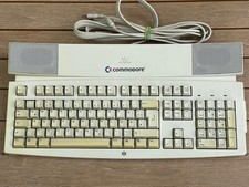 Vintage Commodore SK-5002W-2D Multimedia Keyboard Built-in Speakers Retro PC picture
