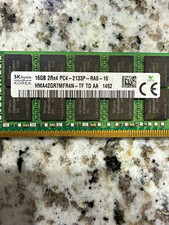 SK hynix 8x16GB 192GB PC4-2133P DDR4 ECC Registered RDIMM HMA42GR7MFR4N-TF picture