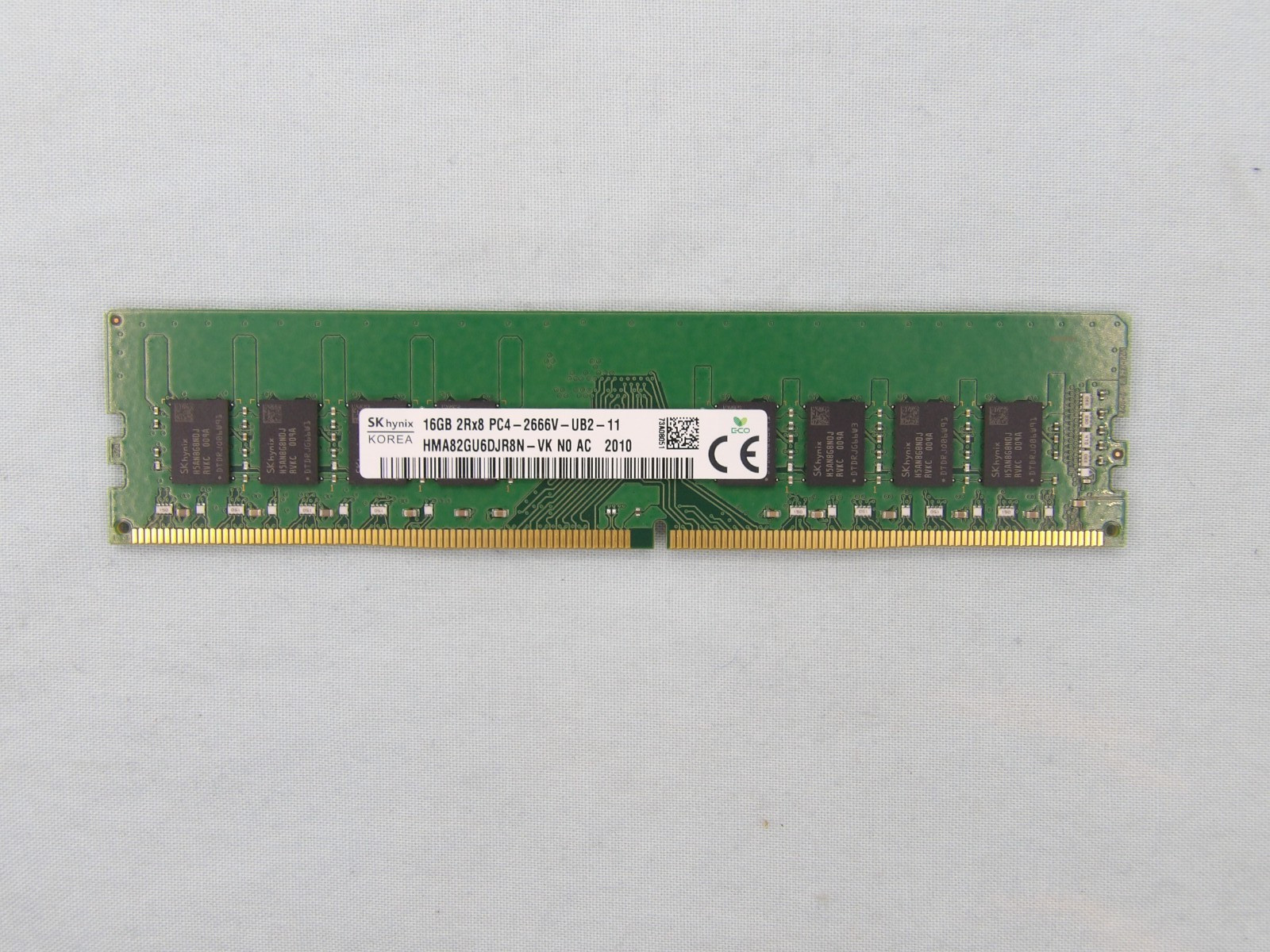SK Hynix 16GB 2Rx8 PC4-2666V (HMA82GU6DJR8N-VK) DDR4 Desktop ram
