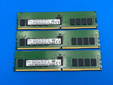 Lot of 3 - 16GB 2Rx8 DDR-4 2666V MHz ECC Reg. Hynix HMA82GR7JJR8N-VK Tested picture