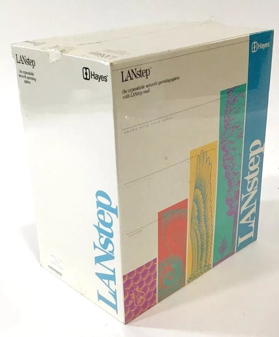 VINTAGE 1990 Hayes LANstep Network Computer Operating System v1.00 SEALED NEW VINTAGE 1990 Hayes LANstep Network Computer Operating System v1.00 SEALED NEW