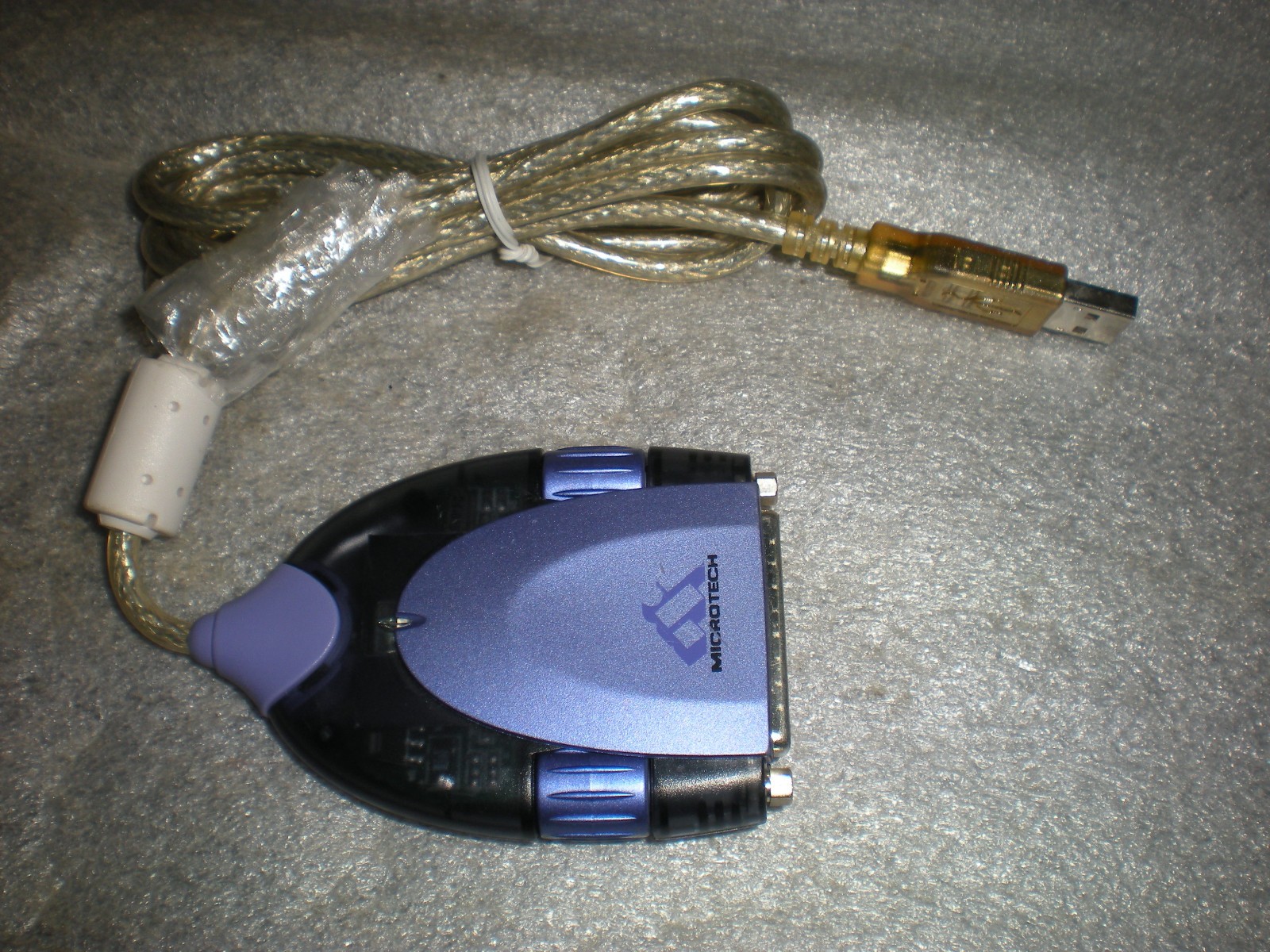 Vintage Microtech USB-SCSI-DB25B Adapter USB to SCSI Converter Cable Vintage Microtech USB-SCSI-DB25B Adapter USB to SCSI Converter Cable