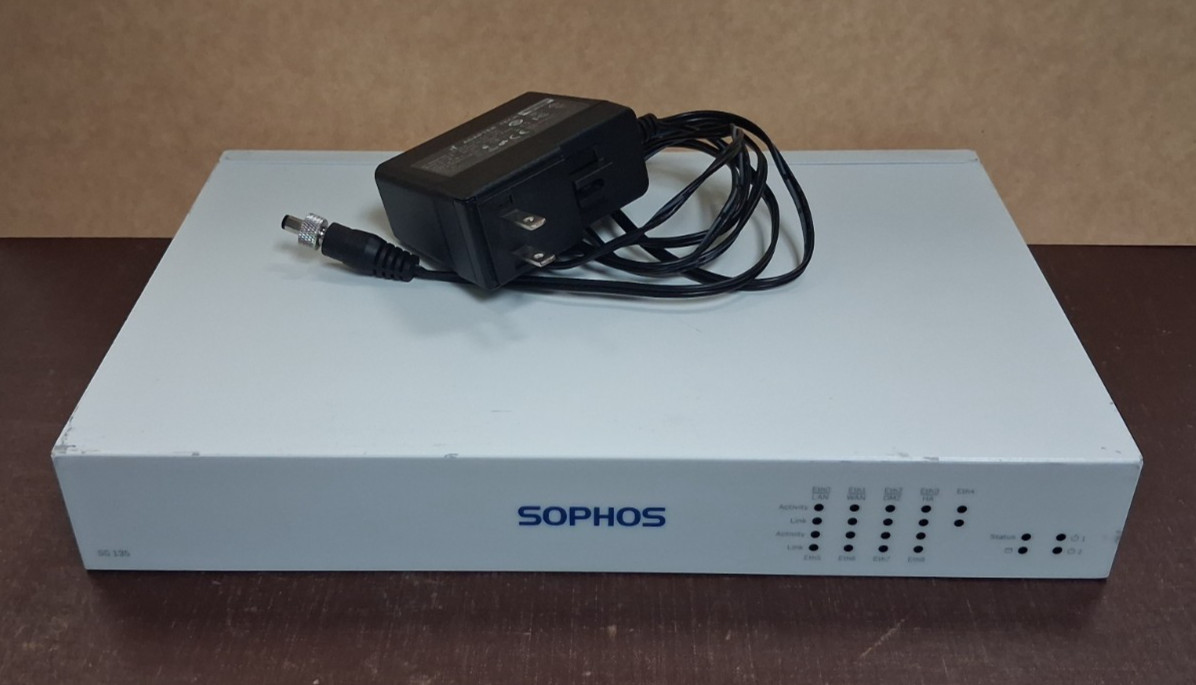 OPNsense nine-port Gigabit router/firewall on Sophos SG 135 rev 3 hardware