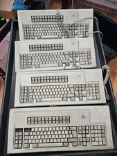 4x IBM Model F 122-Key Battleship Terminal Keyboards 1390238 1985 Vintage Rare picture
