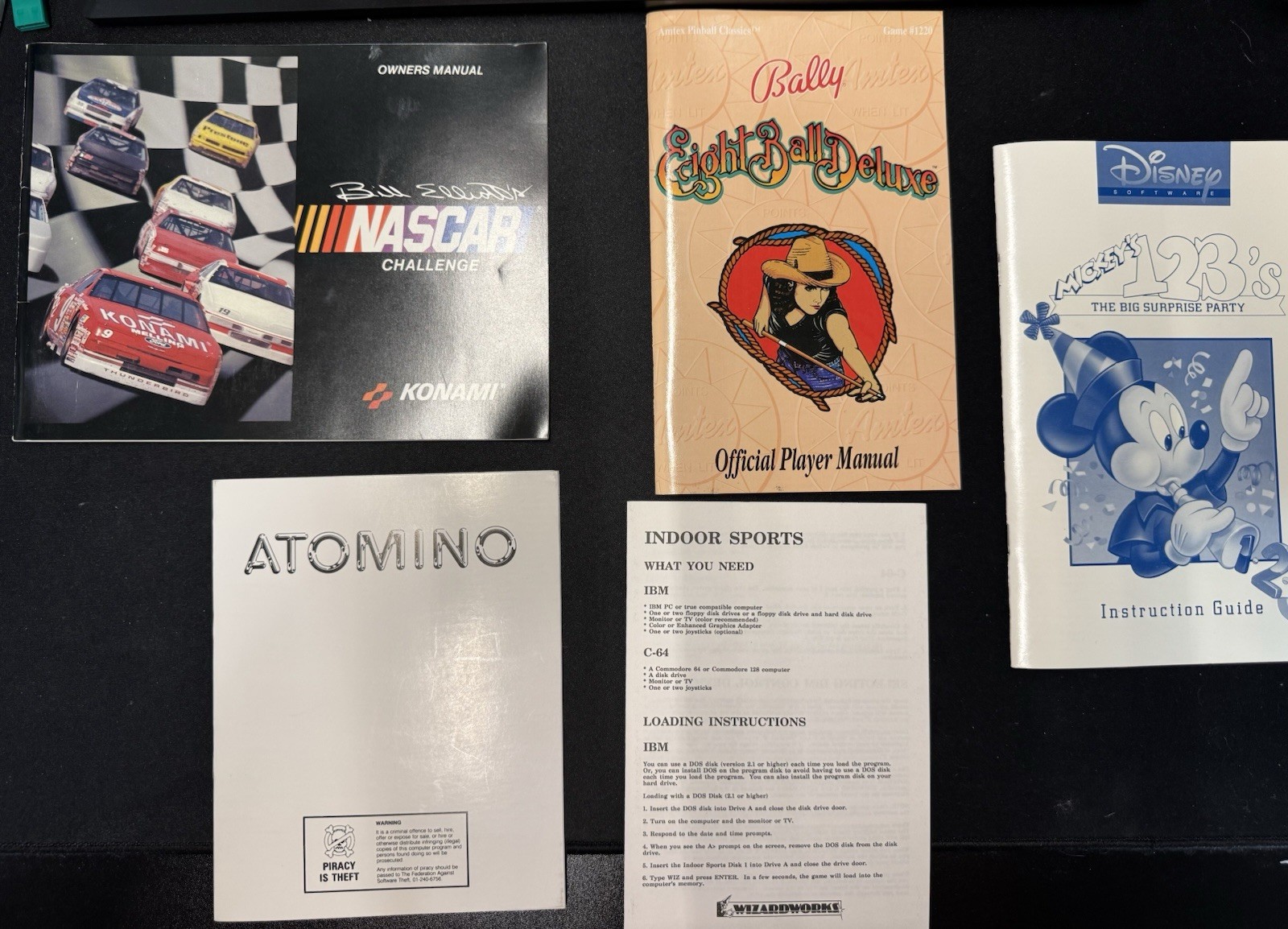 Lot Of Five Vintage Computer Game Manuals SEE DESC Lot Of Five Vintage Computer Game Manuals SEE DESC