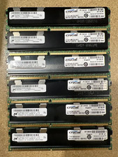 LOT OF 6-Crucial CT102472BB1339.36FD1 8GB 2Rx4 PC3-1060 (6x8GB=48GB) Server Ram picture