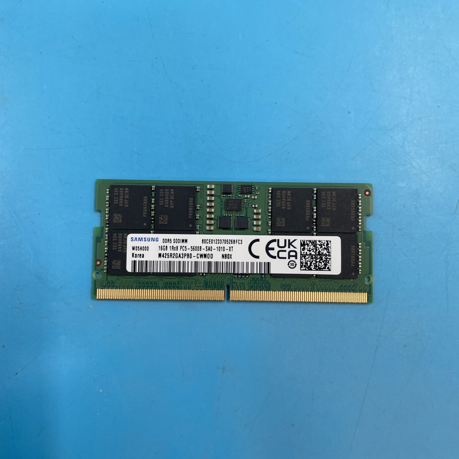 (LOT OF 6) Samsung 16GB PC5-44800 DDR5-5600B 1Rx8 SODIMM Laptop RAM Memory (LOT OF 6) Samsung 16GB PC5-44800 DDR5-5600B 1Rx8 SODIMM Laptop RAM Memory