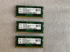 LOT OF THREE SK hynix 32GB HMCG88MEBSA092N DDR5 RAM SO-DIMM PC5-4800B ECC Memory picture