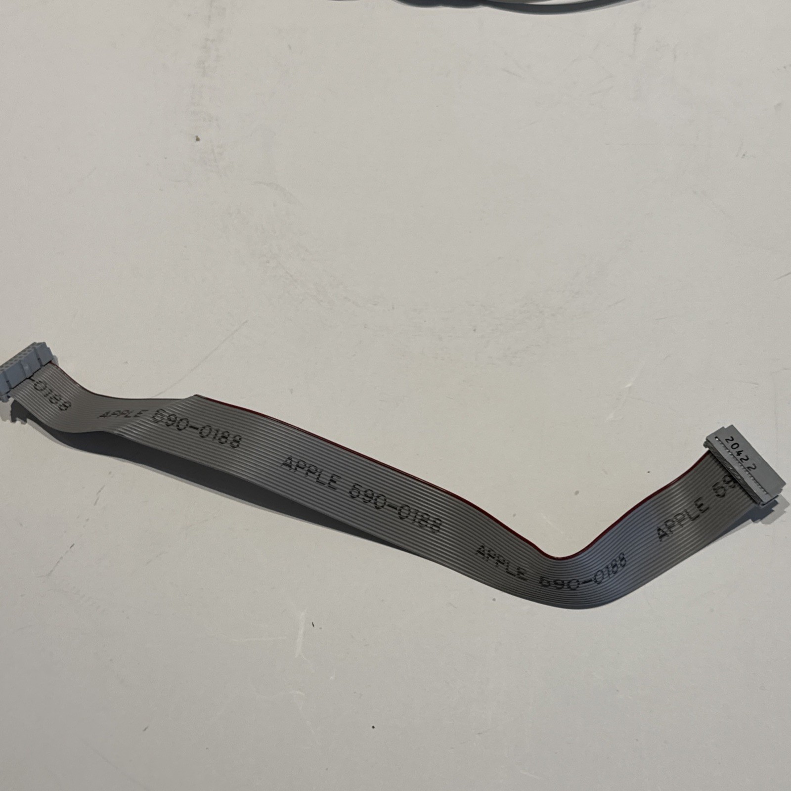 Vintage Apple Macintosh 590-0188 20-Pin Floppy Drive Ribbon Cable SE SE/30 II II Vintage Apple Macintosh 590-0188 20-Pin Floppy Drive Ribbon Cable SE SE/30 II II