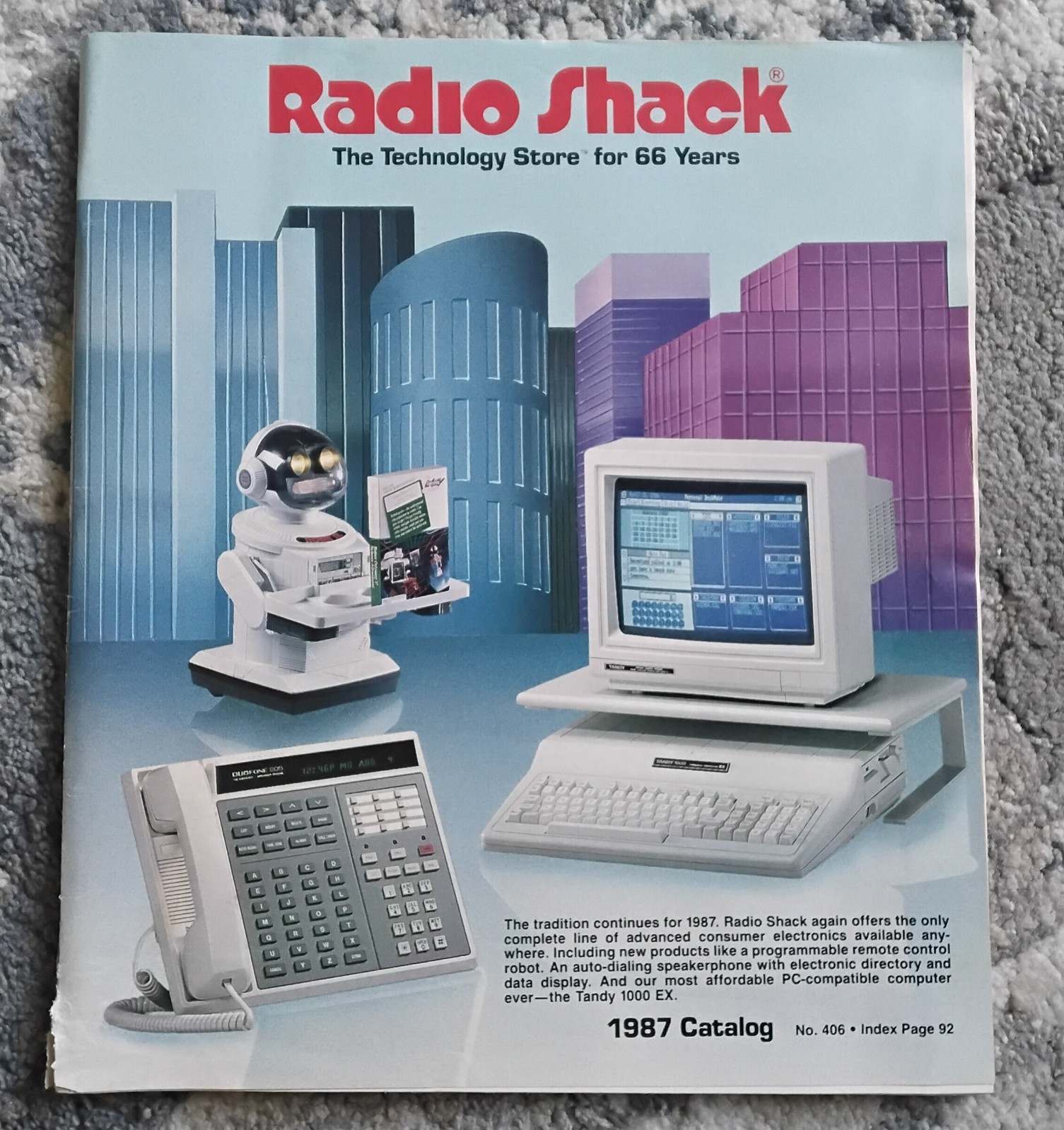 Vintage 1987 Radio Shack Catalog Tandy Computers Electronics