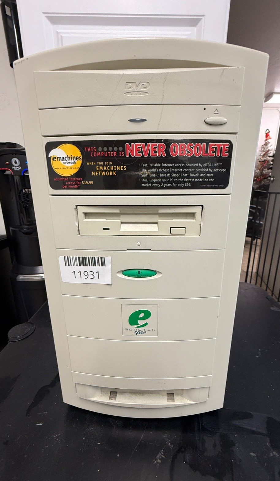 RARE-Vintage Emachines Monster 500A-Pentium III-256MB Ram 4.3GB HDD No OS *READ*
