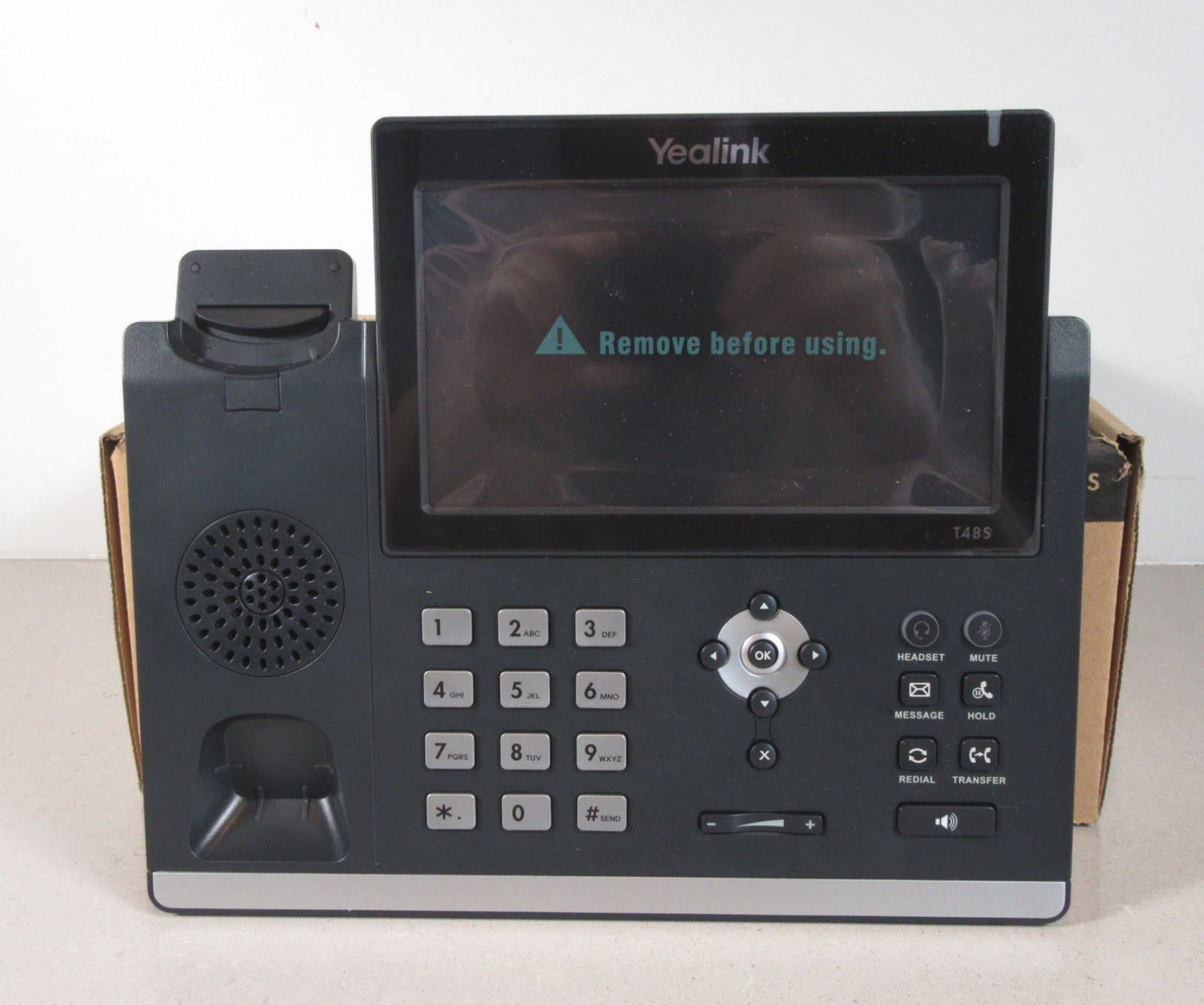 Yealink SIP-T48S Gigabit IP Phone Complete Unused