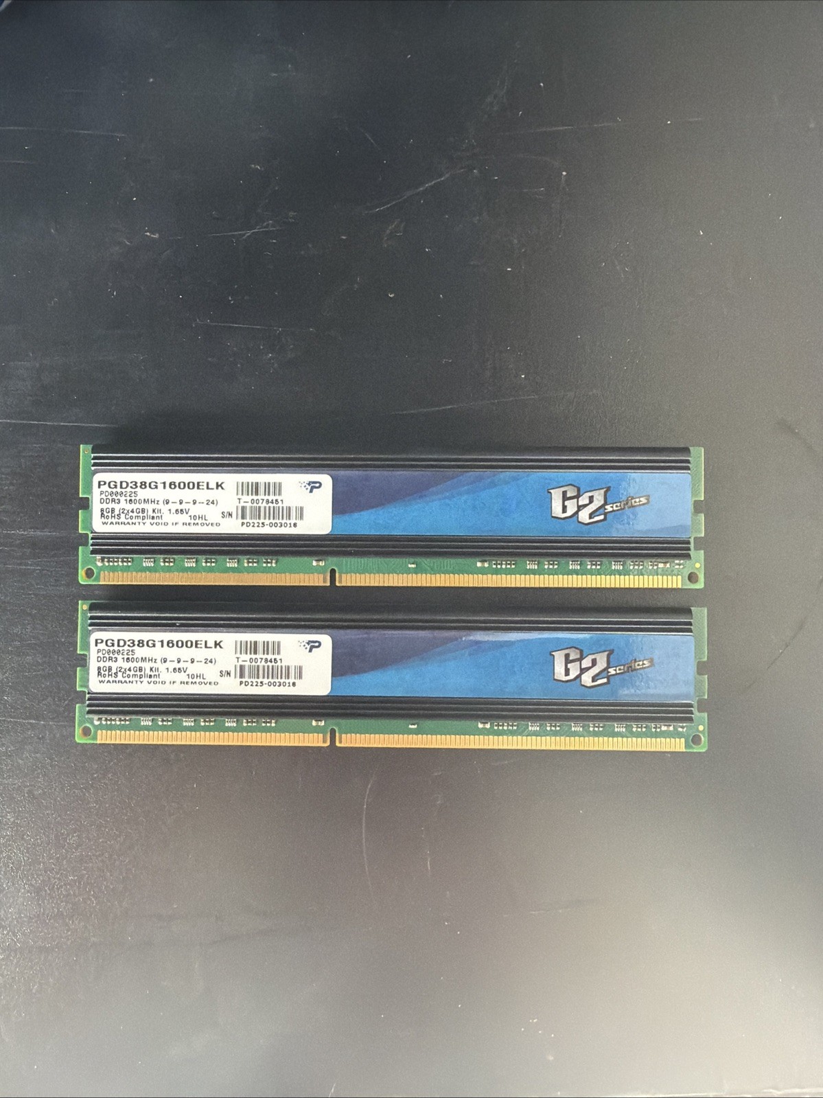 Patriot G2 16GB (2x8GB) DDR3 1600MHz Desktop RAM Memory Kit
