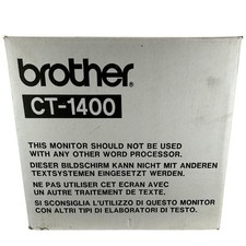 Brother CT-1400 Vintage CRT Word Processor Monitor New Open Box 1996 Tech picture