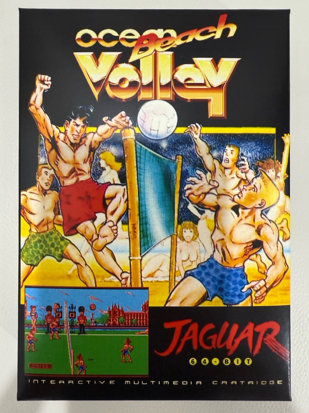 Atari Jaguar Beach Volley Cartridge Ocean CIB Atari Jaguar Beach Volley Cartridge Ocean CIB
