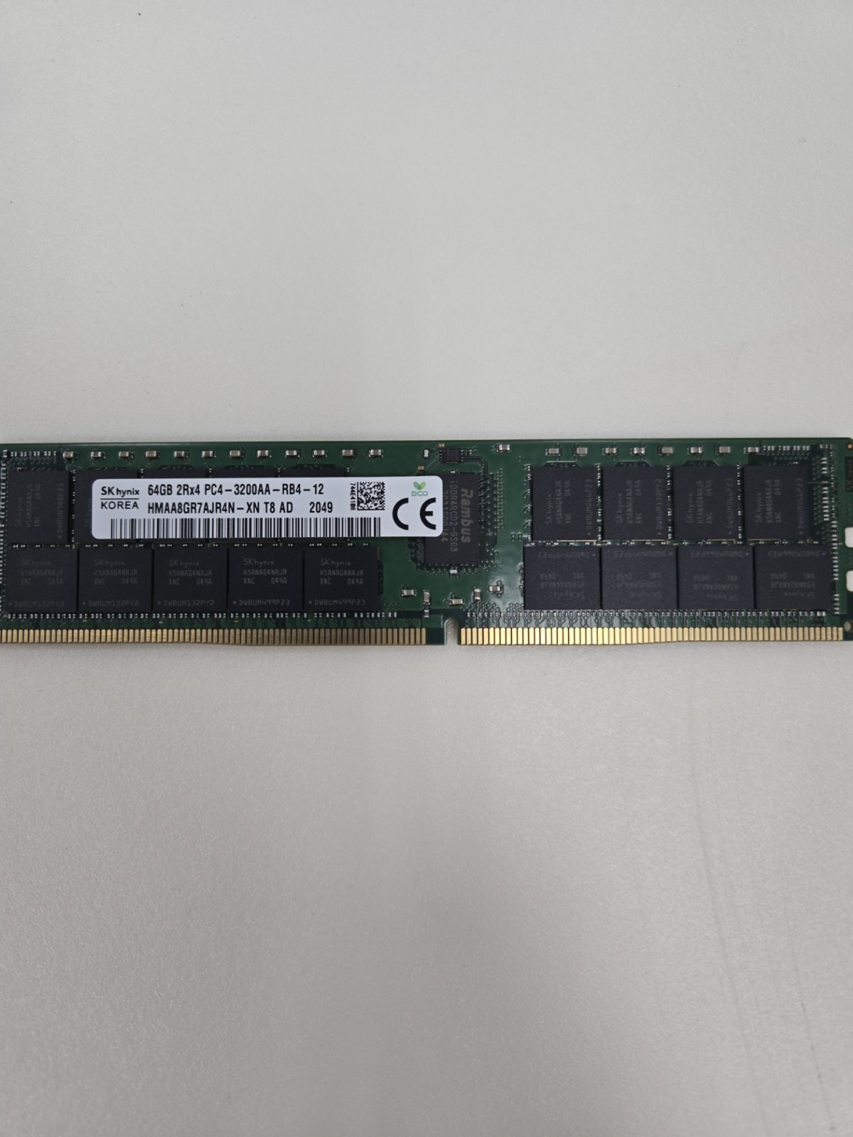 HMAA8GR7AJR4N-XN SK Hynix 64GB PC4-25600 DDR4-3200MT/s 2Rx4 ECC Memory