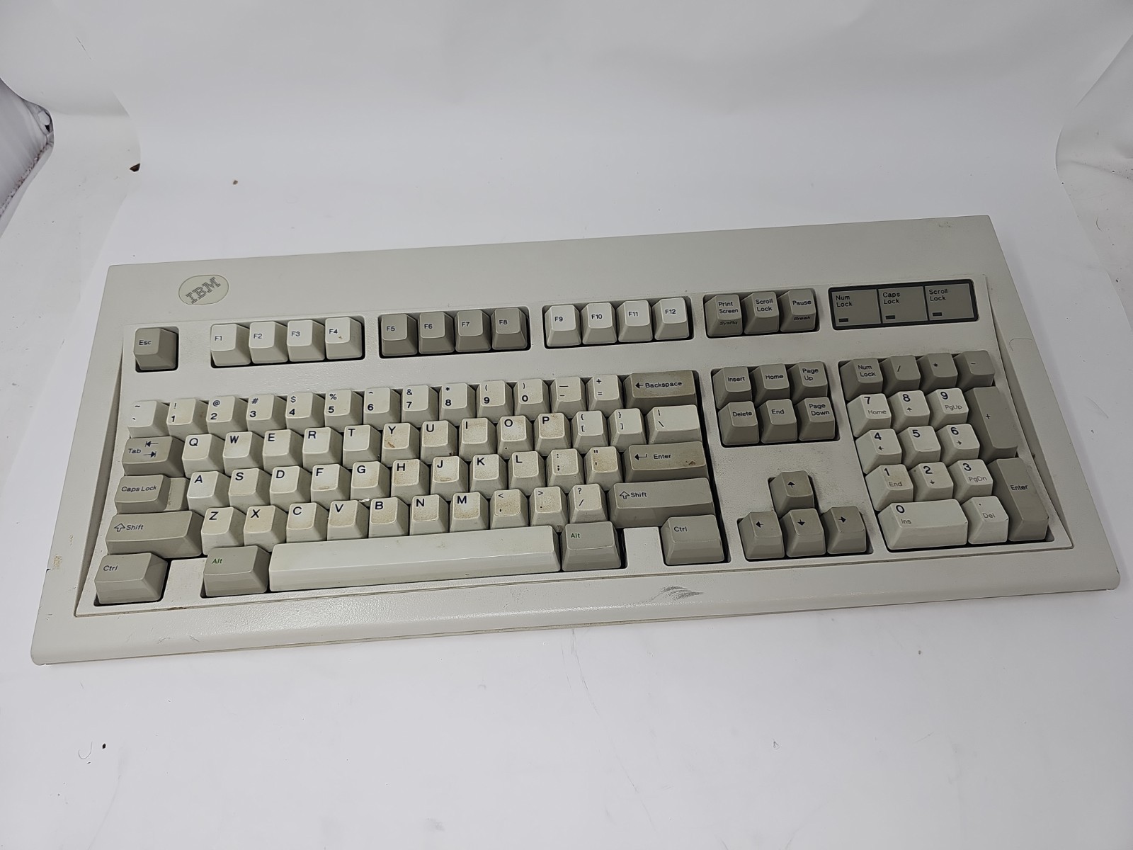 Vintage 1984 IBM PC Model M 1391401 Keyboard Made in USA No Cable. 