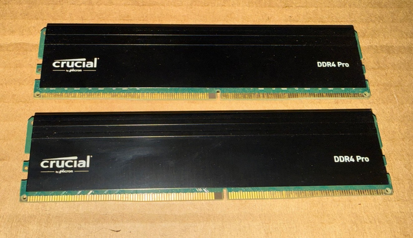 Crucial Pro 64GB (2 x 32GB) PC4-25600 DDR4-3200 Memory - CP2K32G4DFRA32A