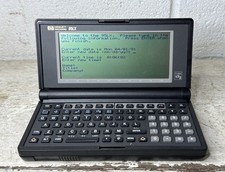 Vintage Hewlett-Packard HP 95LX Palmtop PDA MS-DOS 1MB B&W LCD Works picture