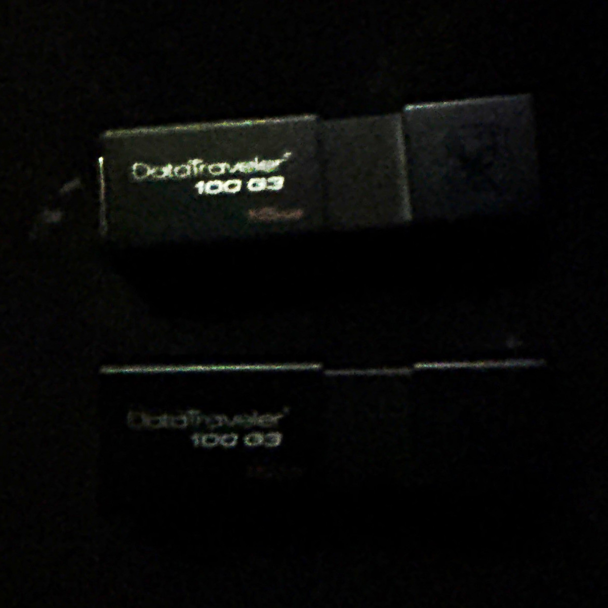 Kingston DataTraveler 100 G3 Lot of 2 16GB USB 3.0 Flash Drives Black