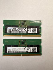 Samsung 16GB Total. 1Rx8 PC5-4800B DDR5 4800MHz SODIMM Laptop Memory 2x8gb picture