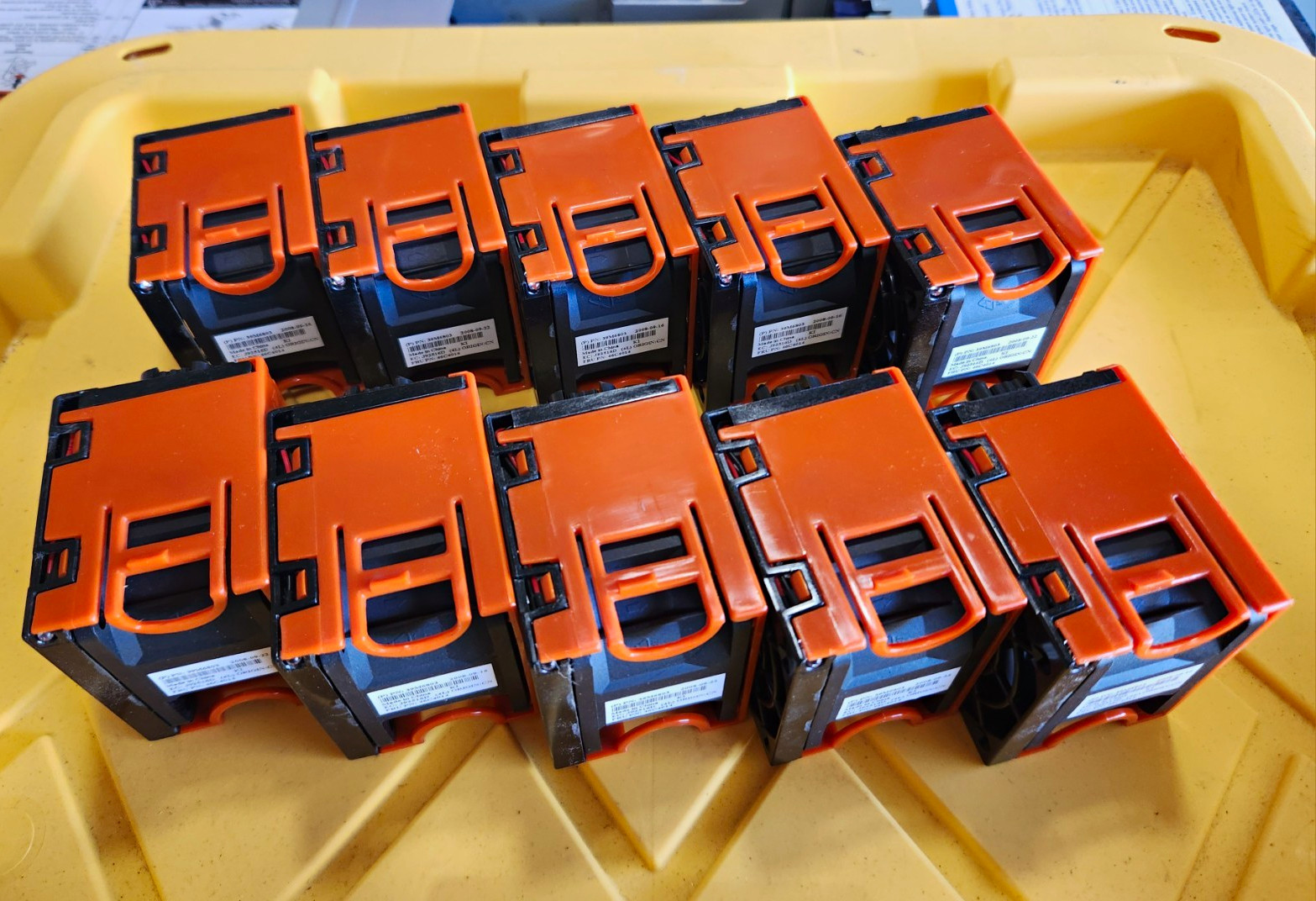 Qty of (10) IBM System x 39M6803 Hot-Swap Srvr Fn Module 60mm 4Pin Ball 12500RPM Qty of (10) IBM System x 39M6803 Hot-Swap Srvr Fn Module 60mm 4Pin Ball 12500RPM