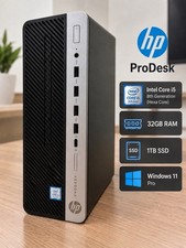 HP ProDesk Desktop Computer Intel Core i5 32GB RAM 1TB SSD Windows 11 picture