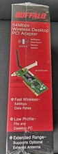 Buffalo AirStation WLI2-PCI-G54 Wireless G PCI Adapter 54Mbps NEW NOS Vintage picture