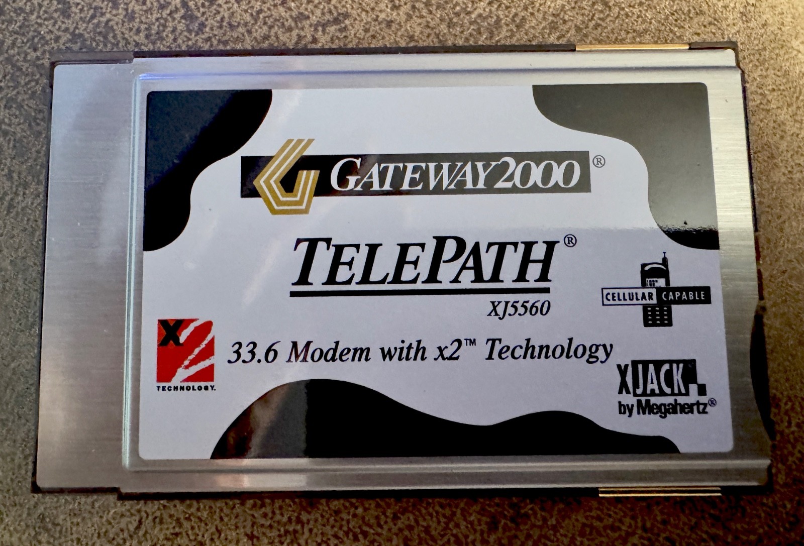 GATEWAY 2000 6000598 TELEPATH XJ5560 33.6 MODEM WITH X2 XJACK NO CABLE GATEWAY 2000 6000598 TELEPATH XJ5560 33.6 MODEM WITH X2 XJACK NO CABLE