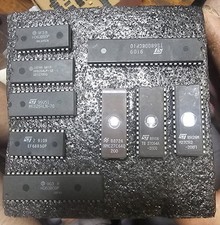 Vintage CPU Lot - Motorola 68008, Hitachi 63B50P, 6850 ACIA, 8255 PPI, 64K SRAM picture