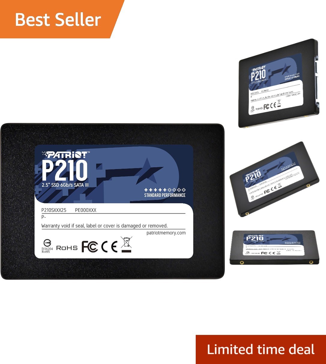 Upgrade Your Desktop with Patriot P210 128GB SSD - Smooth Performance & Speed