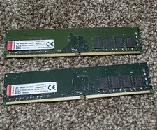 Kingston 16GB (2x8GB) Set KVR26N19S8/8 DDR4 PC21300 2666MHz Memory Modules picture