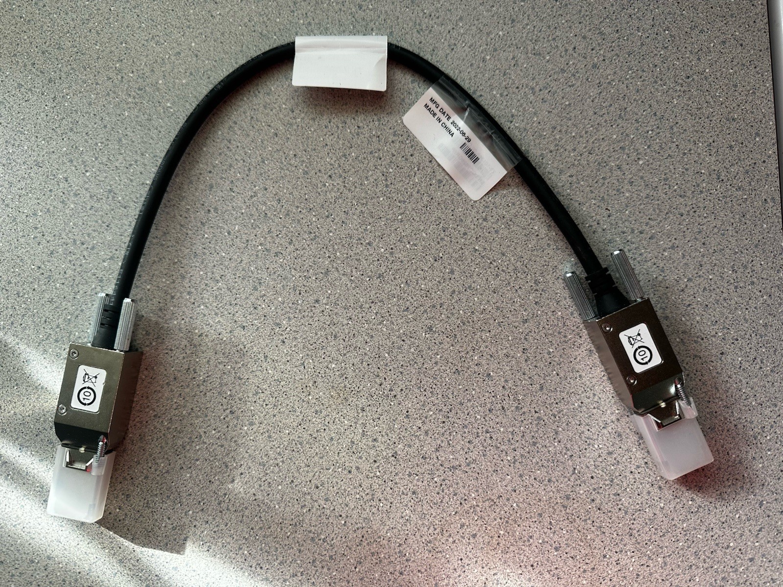 Cisco STACK-T4-50CM Catalyst 9200 Shielded Stack Cable 50cm Black