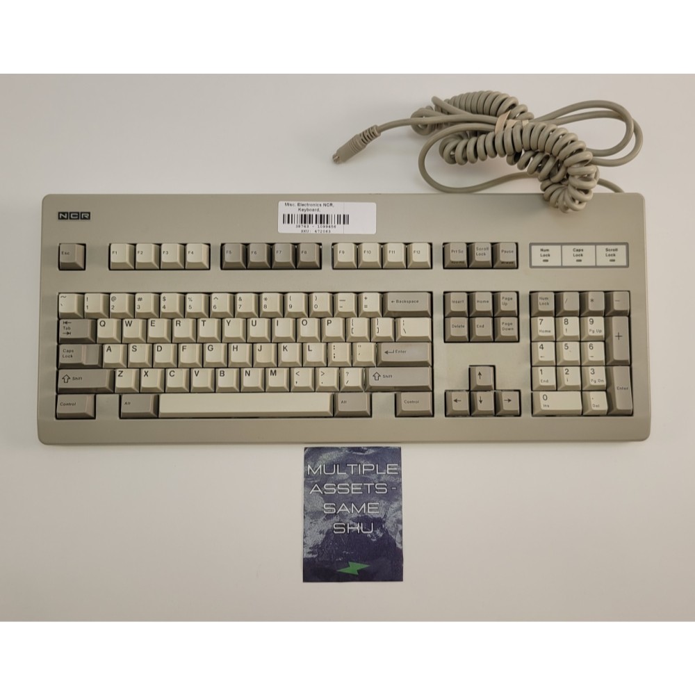 Vintage NCR Mechanical Keyboard HO150-STD1-12-17 - Tested