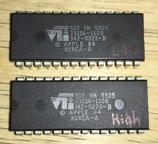 RARE 1984 Apple Macintosh 128K Original ROM Set Low/High Version B TESTED NICE picture