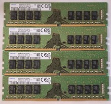64GB (4x 16GB) Samsung HP DDR4 3200 Desktop Memory, DIMM, 2Rx8 PC4-3200AA-UB1-11 picture