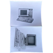 Vintage IBM Computer 8x10 Glossy Marketing Photo Picture P70 386 PS/2 PC Lot 2 picture