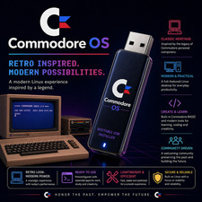 Commodore OS USB | Bootable LIVE + Install | The Ultimate Gaming Linux OS | NEW picture