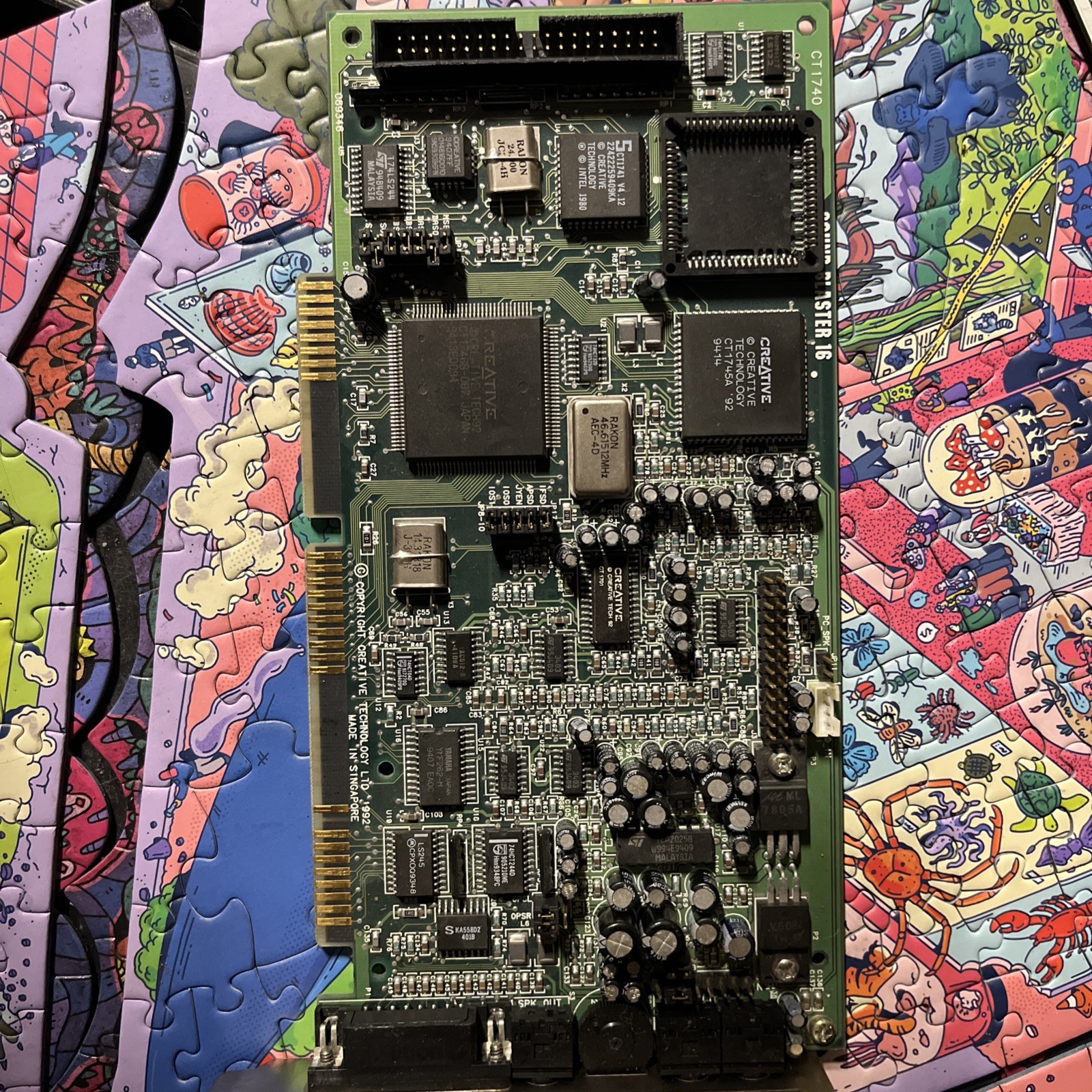 Creative Sound Blaster 16 CT1740 ISA Sound Card WORKING Vintage DOS Retro PC Creative Sound Blaster 16 CT1740 ISA Sound Card WORKING Vintage DOS Retro PC