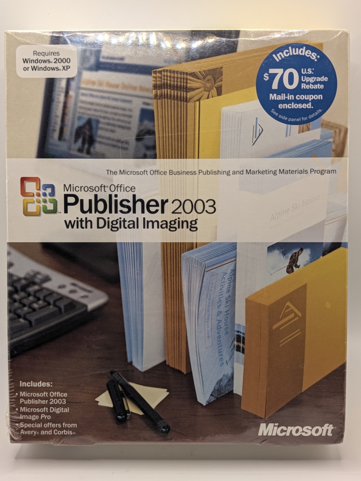 Microsoft Office Publisher 2003 W/ Digital Imaging Vintage Software NEW/Sealed