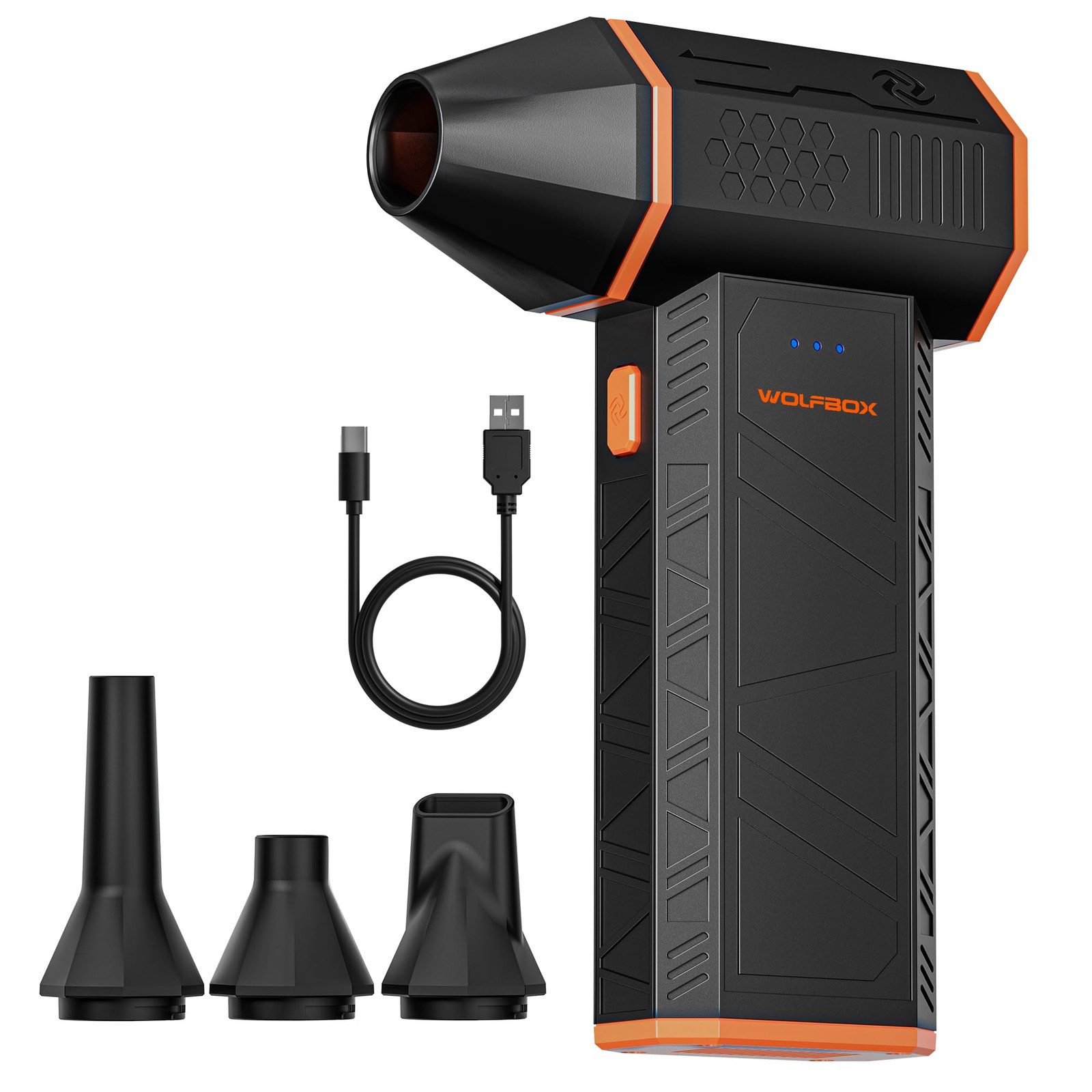Compressed Air Duster Small Vacuum 130000RPM 2in1 Electric