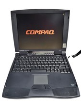 Compaq Presario 1640 Laptop HP 2940A Vintage Computer, Power Supply and mouse picture