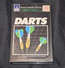 Darts Home Computer Software For Atari 400/800, Vintage 1982 Cassette  picture