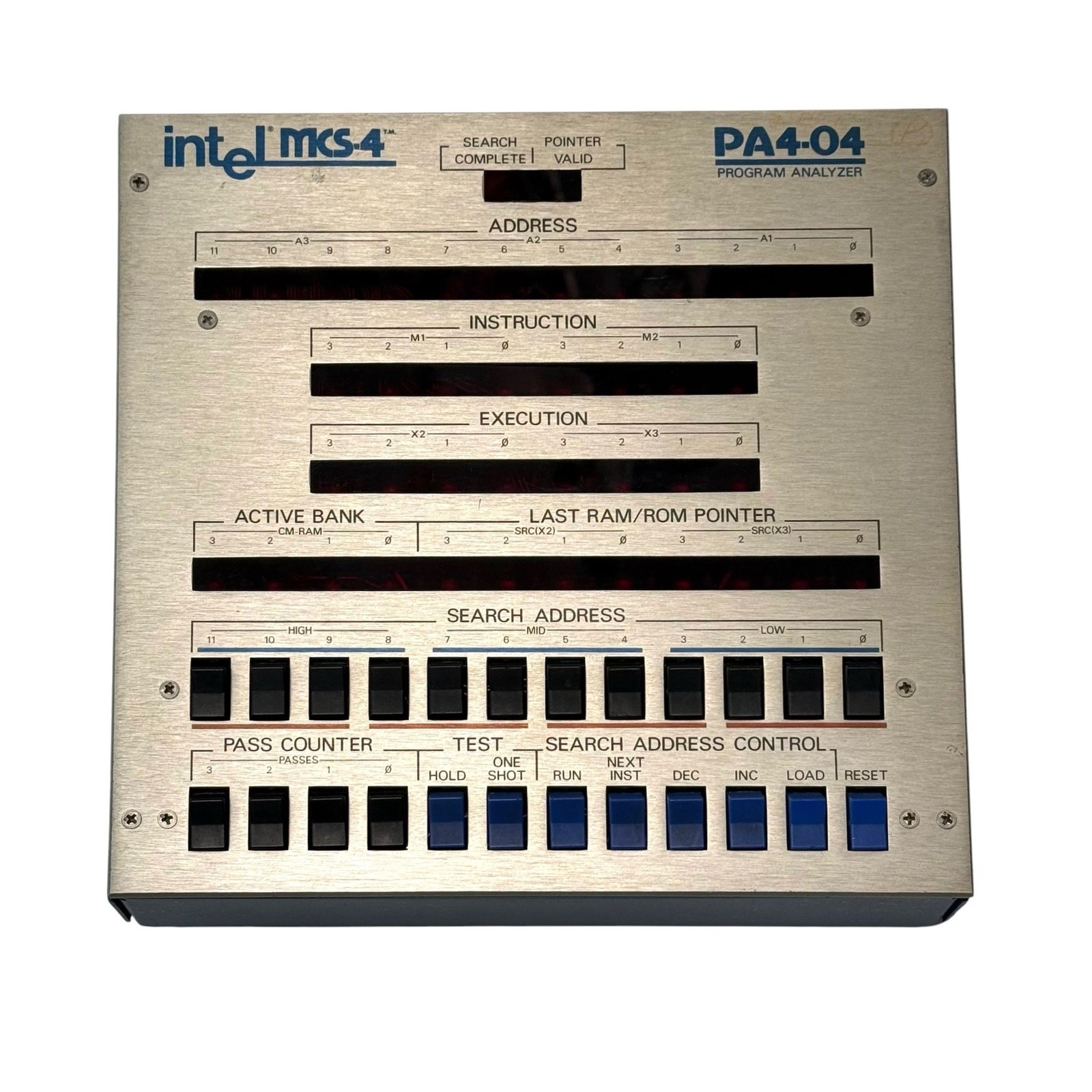 Intel MCS-4 PA4-04 Program Analyzer - Vintage 1970s - Untested